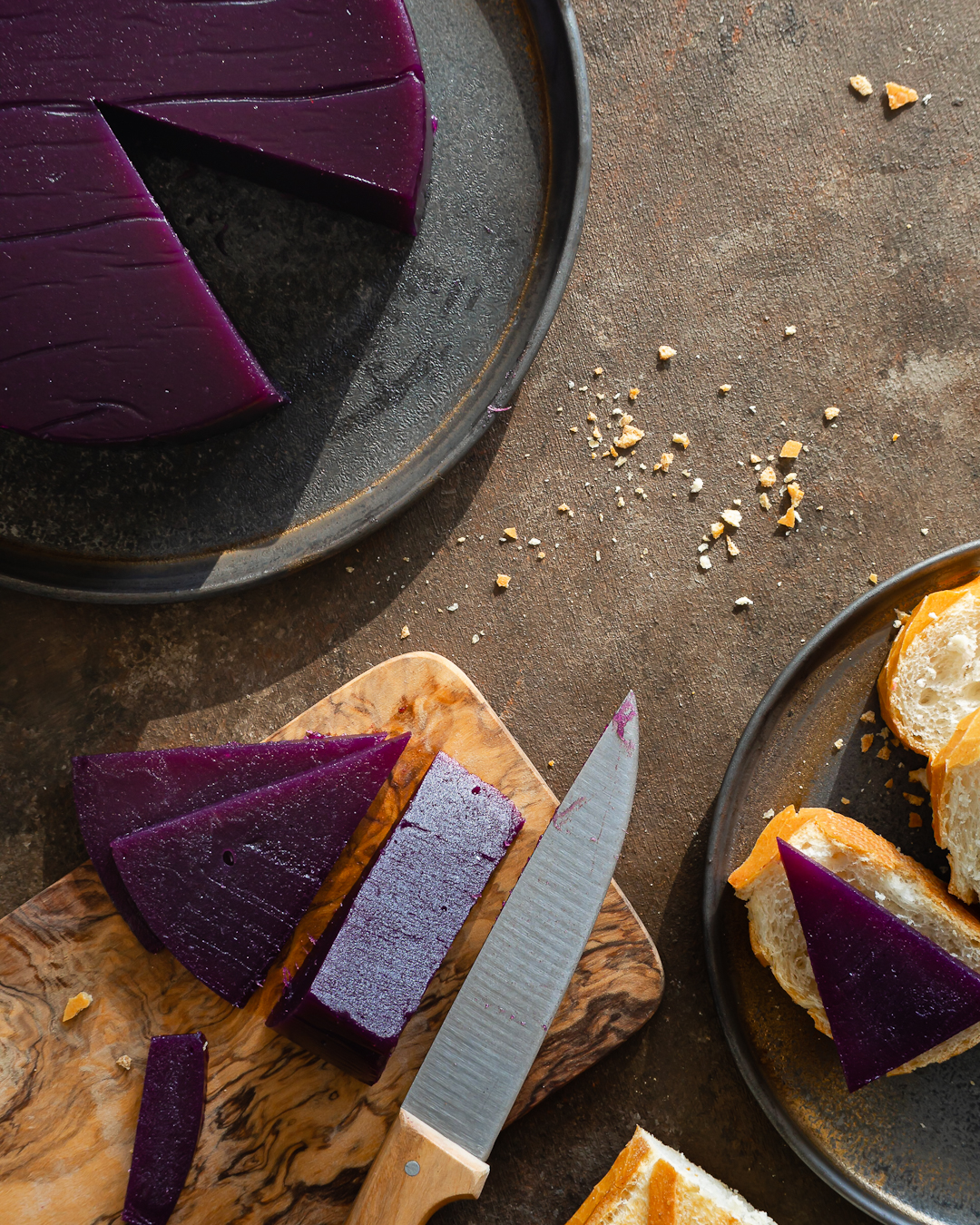 Purple sweet potato jelly